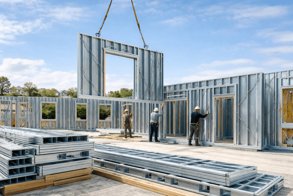 Prefab Steel Wall Panels in Ontario: Faster Builds with LSF