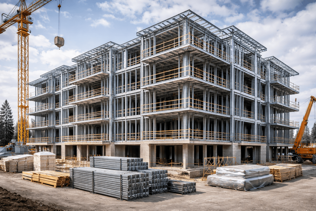 Cold-Formed Steel Framing for Mid-Rise Residential Buildings in Canada